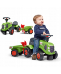 Tracteur -porteur Baby Claas avec remorque et accessoires.
