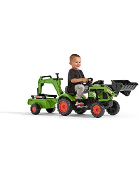Tractopelle à pédales Claas Arion 410 avec excavatrice-2040N-Falk-Agridiver