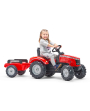 Tracteur-à-pédales-Massey-Ferguson-8740S-avec-remorque.4010AB-FALK-AGRIDIVER-rouge