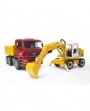 camion -jouet-Man-TGA-excavateur-Liebherr-Bruder-Tronico