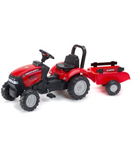 Tracteur-à-pédales-Case-IH-Maxxum-130-CVX-rermorque-Falk-961B-agridiver